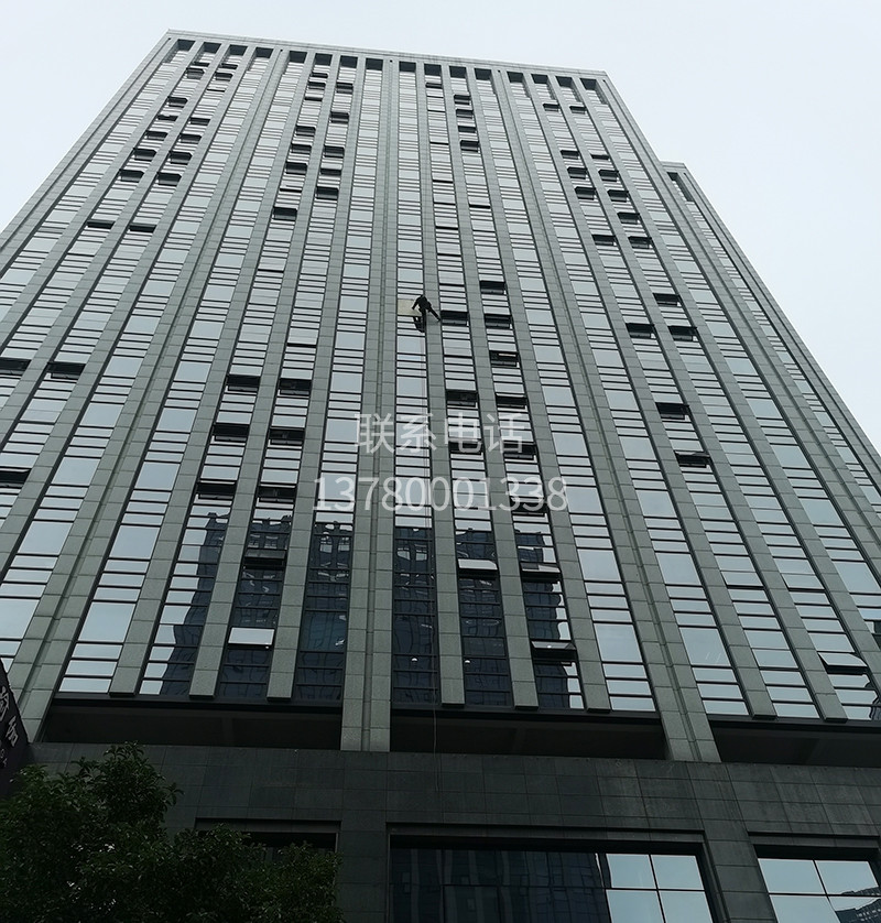 紹興聯(lián)合大廈外墻玻璃更換