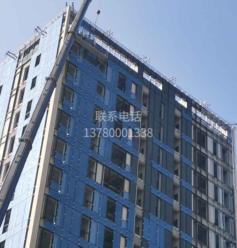 外幕墻玻璃施工中